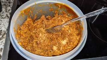 Shredded Barbecued Chicken