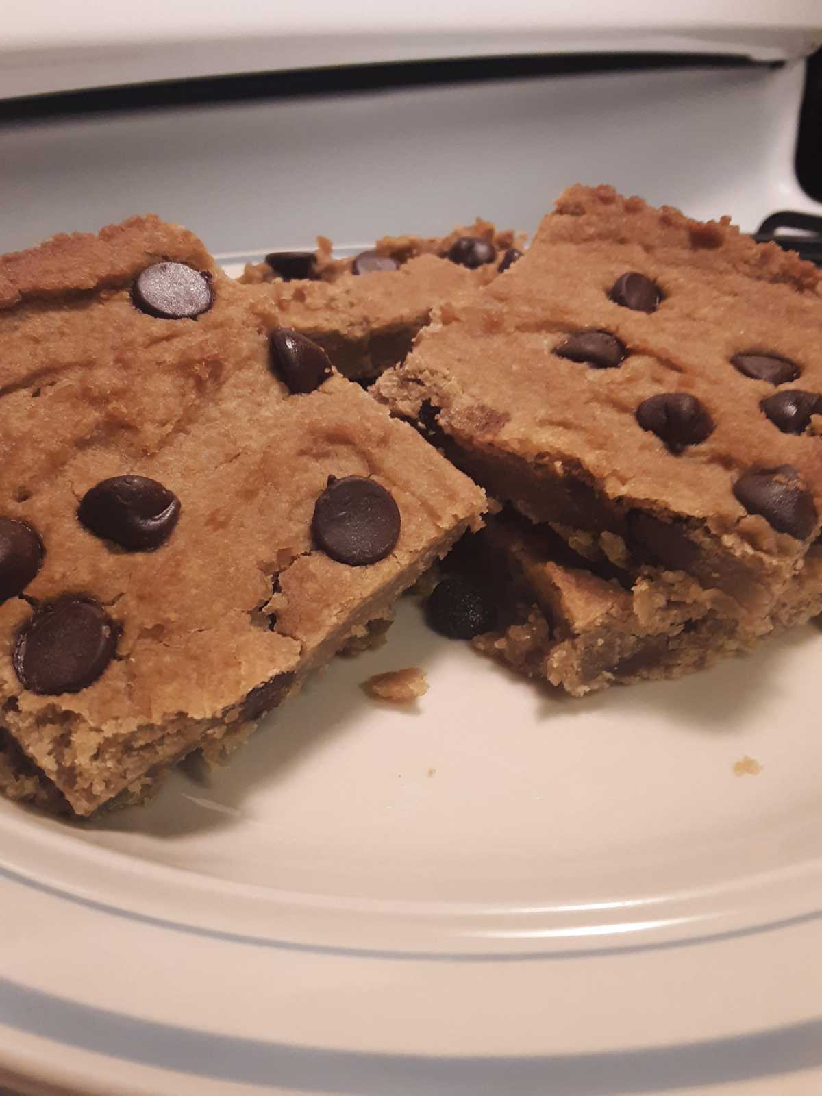 Vegan Chocolate Chip Blondies